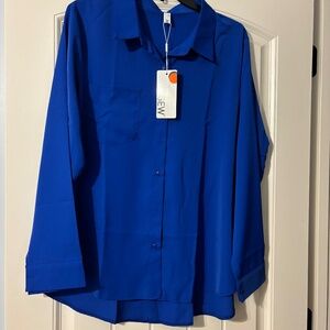 New long sleeve polyester blouse